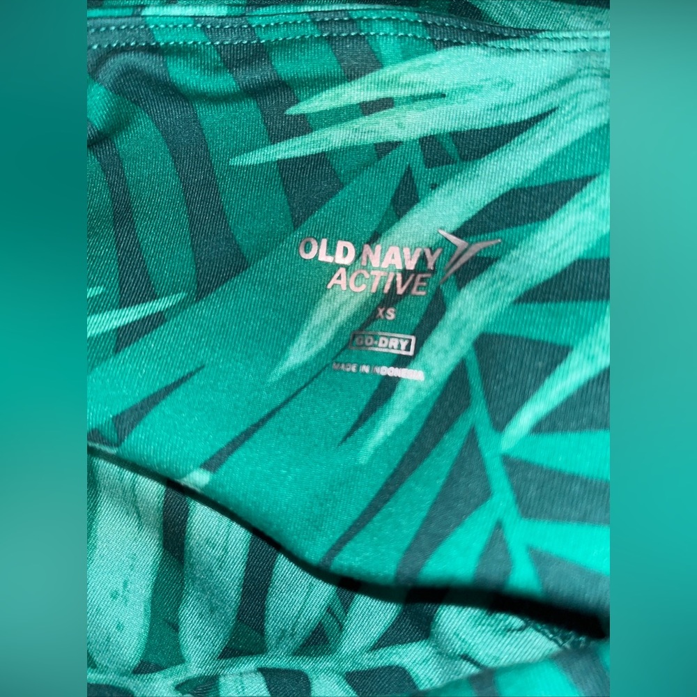 Old Navy Crop Legging XS Tropical - Picture 3 of 4